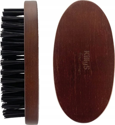 Furçë druri për mjekër KillyS Wooden Beard Brush, qime të forta, ngjyrë druri