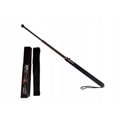 Телескопски палка за самоодбрана GUARD Spring 26", 29–66 cm, црна