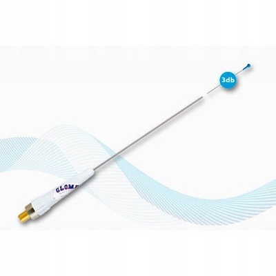 VHF антена за чамец GLOMEX RA109SLS, 35\", 3dB, нерѓосувачки челик