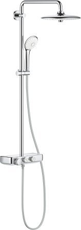 Sistem dushi Grohe Euphoria Smartcontrol 260 Mono, termostatik, montim në mur, krom