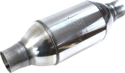 Katalizator sport universal FI 50, për motor 3–5L, EURO 3, çelik inoks