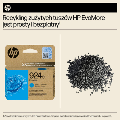 Kartutxh boje HP 924e EvoMore, cyan, origjinal