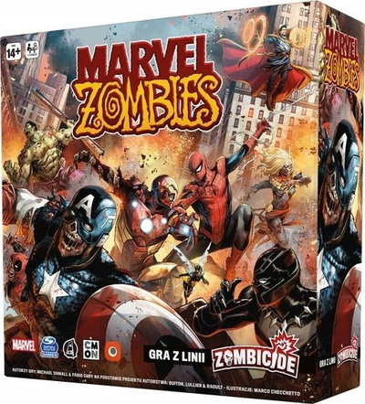 Loja tavoline Portal Games Marvel Zombies, kooperative, për 1 6 lojtarë, shumëngjyrëshe