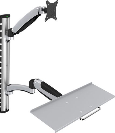 Mbajtëse mur për monitor Digitus DA-90354, 17"-27", VESA 75x75 100x100, e zezë