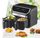 Fritezë me ajër të nxehtë Heinner Double Master HAF-KDB1700BK, 8.5L, 1700W, e zezë