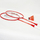 Set badminton Enero Badminton Set In Cover, 2 raketa metalike, me mbulesë, portokalli