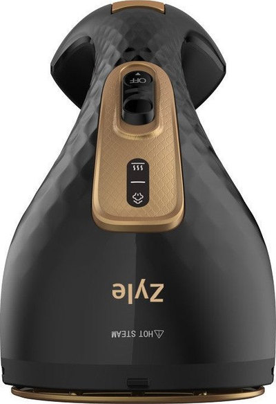Hekur me avull dore Zyle ZY201GS, depozit 150 ml, ngrohje e shpejt, i zi me ari