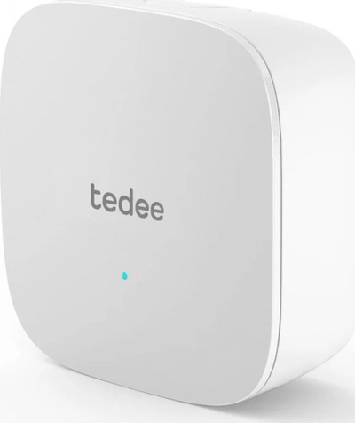 Ura inteligjente Tedee Bridge, WiFi dhe Bluetooth, plug and play, e bardhë