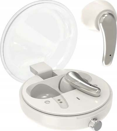 Kufje wireless Pavareal PA-H13 TWS, Bluetooth 5.0, me kuti karikimi, ngjyrë e bardhë