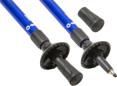Shkopinj trekking Enero Classic, teleskopikë, me sistem ANTI IMPACT, blu