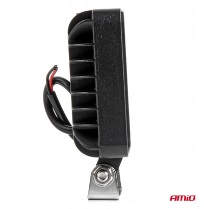 Reflektor pune LED AMiO 04200, IP67, dritë e bardhë e ftohtë, i zi