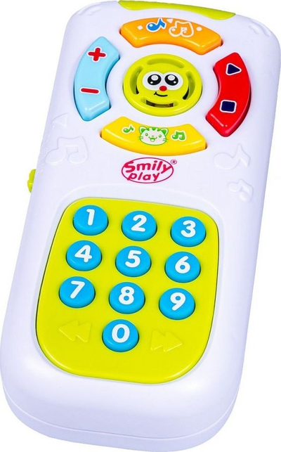 Lodër interaktive Smily Play Smartphone edhe Pilot TV 2n1, modeli SP83660 AN01, me tinguj edhe muzikë, shumëngjyrëshe