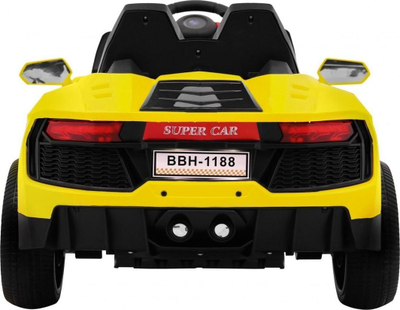 Makine elektrike për kalamaj Future Battery Car, me telekomandë, MP3 USB, e verdhë