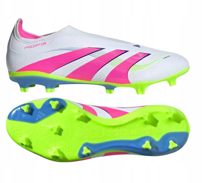 Këpucë futbolli Adidas Predator League LL FG MG, për burra, pa lidhëse, të zeza