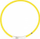 Qafore qeni Duvo+ me dritë LED, USB, najllon, 45cm, e verdhë