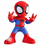 Lodër pelushi që reagon Marvel Spidey Dance and Crawl, me muzikë edhe fjali, shumëngjyrëshe