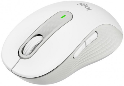Maus wireless Logitech Signature M650, Bluetooth dhe USB, off white