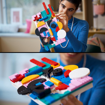 Set ndërtimi LEGO Art 31210 Modern Art, 805 copa, dekor muri, shumëngjyrësh