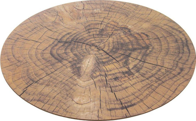 Set nënpjatash Orion Rustic Kitchen Mat, 38cm, pamje druri, kafe