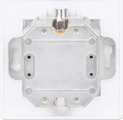 Prizë rrjeti Intellinet Flush Mounted, 2x RJ45 Cat6 10G, STP, e bardhë