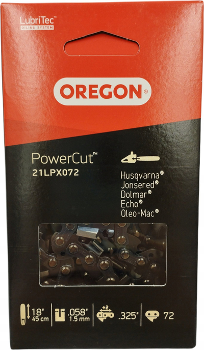 Zinxhir sharrë motorike Oregon 21LPX072E, 18", 72 hallka, metalik