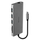 Docking station USB C Lindy DST Mini Plus, HDMI 4K dhe VGA, Power Delivery 100W, gri