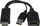 Përshtatës AV Gembird HDMI - DisplayPort + USB-A, i zi
