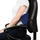 Jastëk ergonomik lumbal Qmed Lumbar Half Roll, memory foam, i kaltër