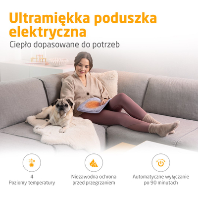 Jastëk ngrohës Medisana HP 518, 4 nivele ngrohjeje, fikje automatike, lejla