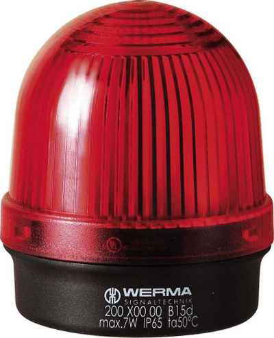 Sirene vizuale Klaxon Flashguard QBS, 230V AC, LED, e kuqe