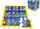 Dyshek puzzle me shkronja Vedes 730 05 809, 9 copa, shkumë PE, shumëngjyrësh
