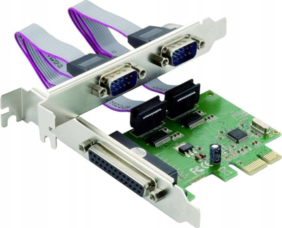 Картичка за проширување Conceptronic PCI Express, 1 паралелен порт, 2 сериски порта