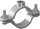 Klemë montimi NICZUK PST 110G3/4, për tuba 108-115 mm, e galvanizume