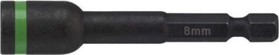 Bit magnetik Luna 1/4", gjashtëkëndor 10mm, çelik, gri