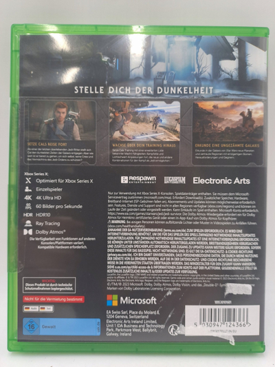 Lojë Xbox Electronic Arts Star Wars Jedi Survivor, Xbox Series X