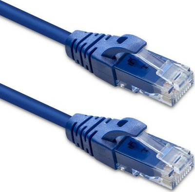Kabllo rrjeti Qoltec Patchcord UTP CAT6, 1m, RJ 45, e artë