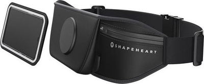Rrip vrapimi Shapeheart Belt AMZ, masa M, mbajtëse telefoni me magnet, i zi