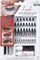 Сет лажни трепки Kiss Lash Couture Clusters 3D Lash Mapping Kit, 42 снопчиња, 1 пакување, црни