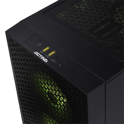 Kompjuter Actina, AMD Ryzen 7 5700X, 16GB RAM, 1TB SSD, AMD Radeon RX 7700 XT, ngjyrë e zezë