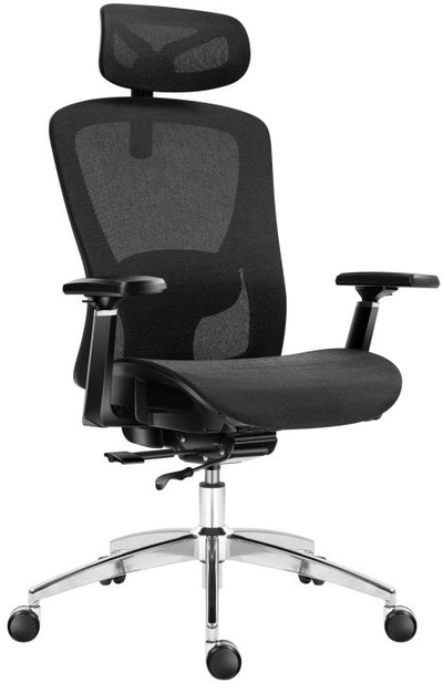 Karrige zyre ergonomike Mark Adler Expert 5.3, rrotulluese, rrjetë, e zezë