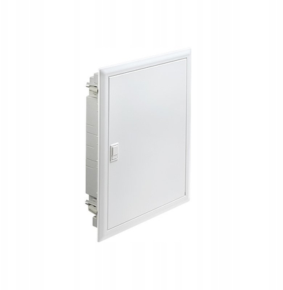 Panel shpërndarës i fshehtë Rpdm 2x14 module, N+PE, IP40, me derë metalike të bardhë