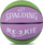 Top basketbolli Spalding Rookie R.5, madhësia 5, gomë, lejla me jeshile