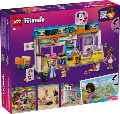 Set lodër LEGO Friends Bakery with Treats for Dogs 42677, për fëmijë, shumëngjyrësh