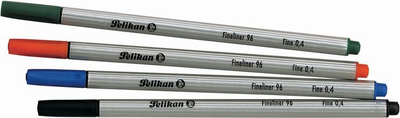 Stilolaps fineliner Pelikan 96, majë e hollë 0.4mm, i zi