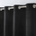 Perde blackout Douceur d'intérieur, velur me reliev, 140 x 260 cm, e zezë