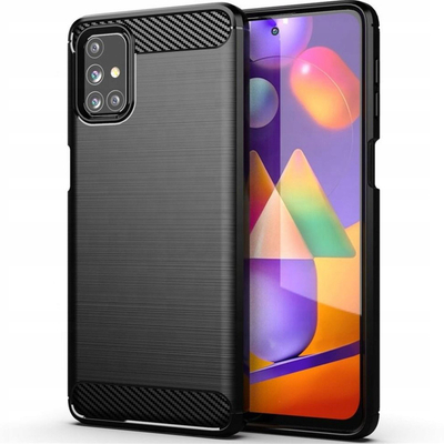 Kapak mbrojtës Xiaomi 11T / 11T Pro Carbon Case, gomë e fortë, kënde të forcuara, i zi