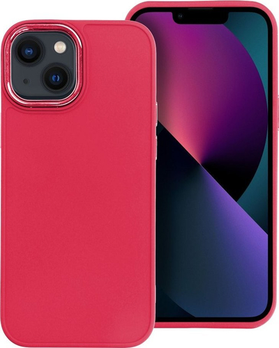 Kuti mbrojtëse Frame për iPhone 13 Mini, TPU, mat, magenta