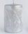 Qiri dekorativ Luma Large Pillar, parafinë, 7x17.5 cm, ngjyrë argjendi