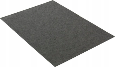 Fletë felt dekorative A4, 1 copë, gri e errët