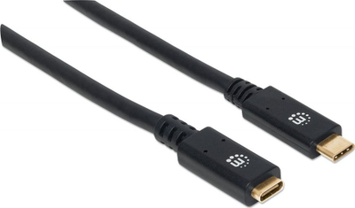 Кабел Manhattan УСБ Тип Ц 3.2, 1 m, 5 Gb/s, црн